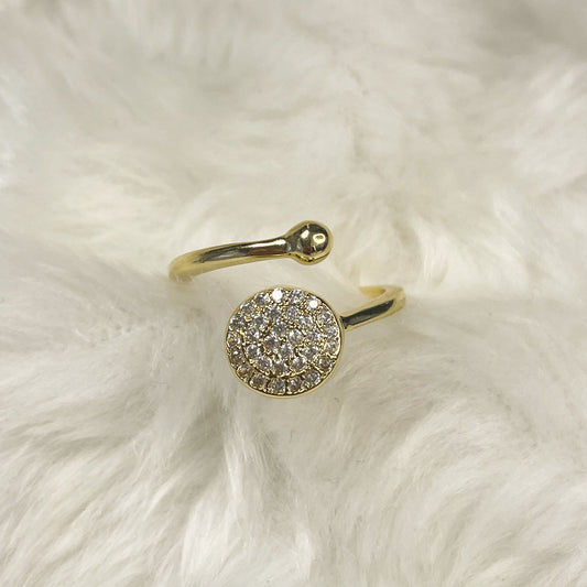 ANEL ESTHER REGULAVEL - BANHO DE OURO 18K ou RÓDIO BRANCO
