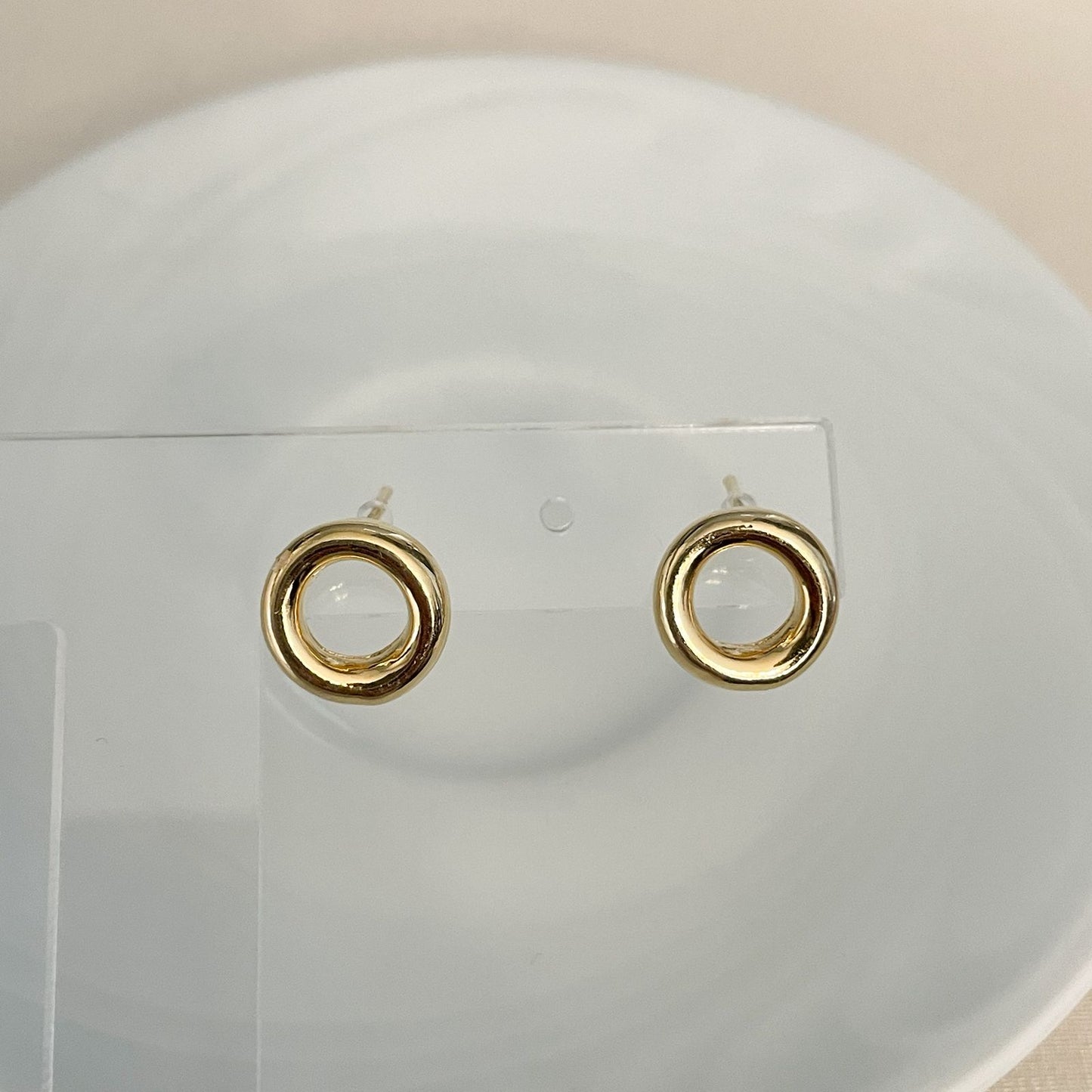 BRINCO BIA PEQ - BANHO DE OURO 18k