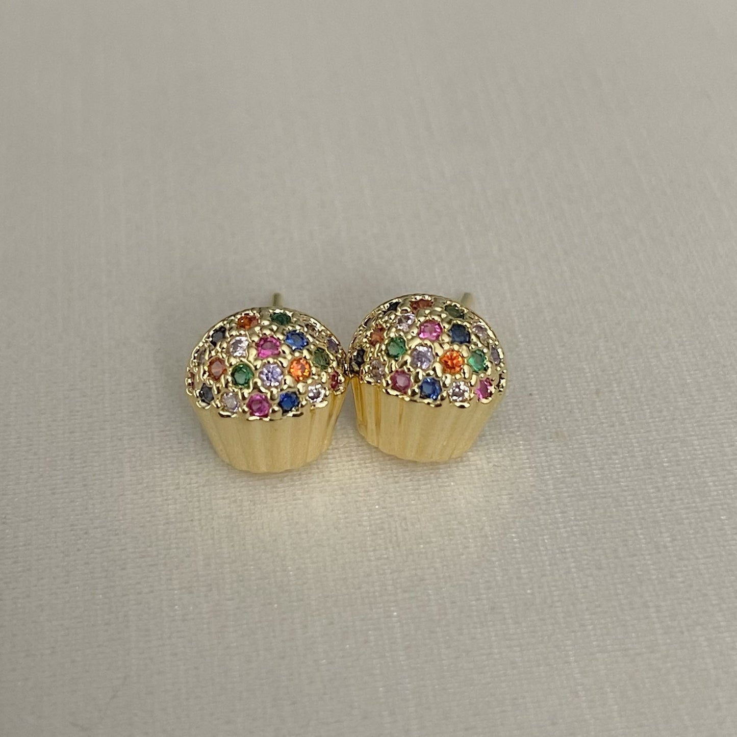 BRINCO INFANTIL CUPCAKE   - BANHO DE OURO 18k