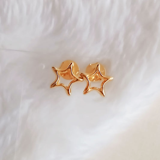 BRINCO MIRNA PEQ - BANHO DE OURO 18k