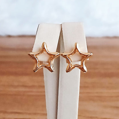 BRINCO MIRNA PEQ - BANHO DE OURO 18k