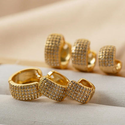 BRINCO DEIA PEQ - TRIO - BANHO DE OURO 18k